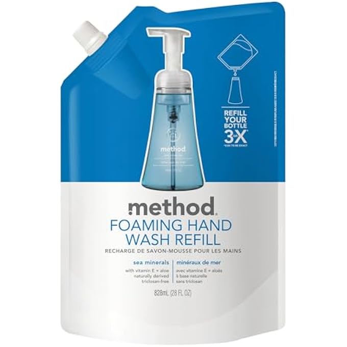 Method FOAMING HAND WASH REFILL POUCH, SEA MINERALS, 28 OZ - Image 1